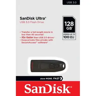 SanDisk 128GB 128G Ultra SDCZ48-128G CZ48 BSMID31490 USB 隨身碟