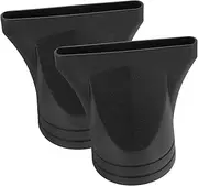 Straight Hair Dryer Nozzle 2 Pieces Diffuser Nozzles Lightweight and Sturdy for Hair Blower Accessory