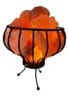 Himalayan Salt Lamp Bowl Fire Cage Includes Power Cord + Globe