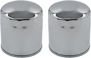 Oil Filter for XL883L SPORTSTER LOW 2004-2010 XL883C SPORTSTER CUSTOM 2002-2010 XR1200 XR 1200 2008 2009(2 PCS)