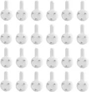 50Pcs Hardwall Hangers Traceless Wall Picture Hook Frame Wedding Photos Plastic