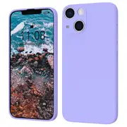 MCC iPhone 14 Plus Soft Liquid Silicone Shockproof Case Cover Apple 14Plus [Light Purple]