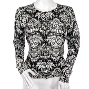 Ann Taylor LOFT Black White Light Weight Button Up Knit Cardigan Sweater NEW XS