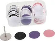 Beavorty 1 Box Foot Dead Skin Sand Sheet Drill Disc Machine Electronic Calluses Feet Earth Adjustable Gel Grind Sandpaper Scrapper Pad Pie Reusable Sander Manual Cuticle Device Scrubber