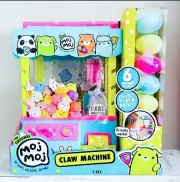 Original Moj Moj Claw Machine with 6 Squishies Eggs Playset NEW! Easter Gift toy