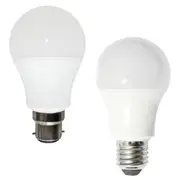 10w LED E27, B22 A60 Globe Warm White 3k, Cool White 4k, Daylight 5k Dimmable