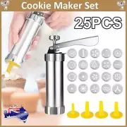 Biscuit Cookie Making Tool Churros Maker Press Machine Cake Icing Spritz Dough