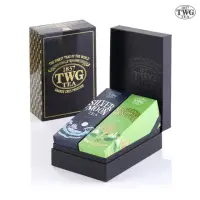 在飛比找momo購物網優惠-【TWG Tea】時尚茶罐雙入 銀月綠茶100g+摩洛哥薄荷