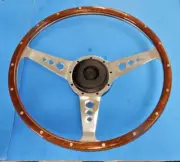 New 15" Wood Steering Wheel w/ Adaptor Hub Jaguar XKE E-Type Moto-Lita (for: Jaguar)