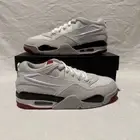 Air Jordan 4 RM White Fire Red Black