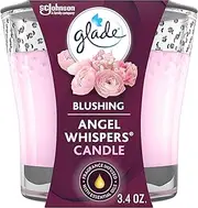 [glade] Scented Candle, Angel Whispers Room Fragrance, Infused with Essential Oils, Glass Candle Jar, 1 Count