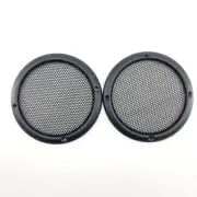 2- 3" Full Metal Speaker Cover Mesh Grilles For Car Audio DJ PA Speaker Black