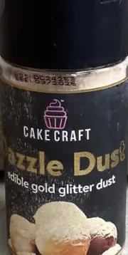 Drizzle Dust Edible Gold Glitter Dust Cake Cookie Decorating Bake W/ Elegance