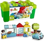 LEGO DUPLO Classic Brick Box 10913 First Lego Set with Storage Box, Great Educational Toy for Toddlers 18 Months and up