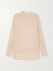 [Victoria Beckham] Victoria Beckham - Asymmetric Silk-chiffon Blouse - Pink - UK 10 UK 10 Pink
