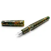 Leonardo Momento Zero Grande 2.0 Fountain Pen in Girasole, Stainless Steel M Nib