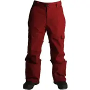 RIDE SNOWBOARDING Men's PHINNEY Snow Pants - Burgundy Rip Stop - Small - NWT