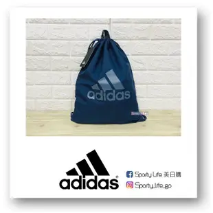 【SL美日購】ADIDAS PERFORMANCE GYMSACK 束口袋 後背袋 後背包 愛迪達 三線CF5018