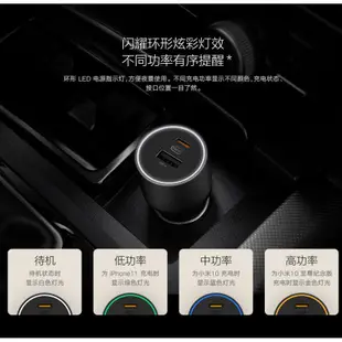 店長推薦 小米車載充電器 快充 100W 車載充電器 車用充電器 擴充 USB-C USB-A 手機車充