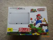 NINTENDO 3DS XL White Super Mario 3D Land Complete Console AUS BRAND NEW SEALED