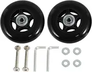 Bainiao 2 Set Luggage Suitcase Replacement Wheels OD 80mm
