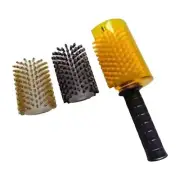 Ski Brush Kit Rotating Brush with Shaft Handle Cover Snowboard Wax Brush Kit