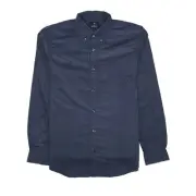 Ben Sherman Men Variegated Mod/Classic Fit Button Down Shirt (Small, Storm Blue)
