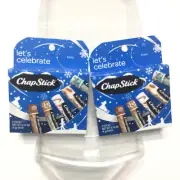 ChapStick 10 Sticks Lip Balms 2 pks of 5 ct Cookie Candy Cane Pumpkin Cocoa