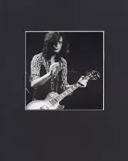 8X10" Matted Print Art Picture Led Zeppelin: Jimmy Page