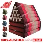 Jumbo SIZE 3-FOLDS Red Thai Triangle Pillow Mattress Cushion DayBed
