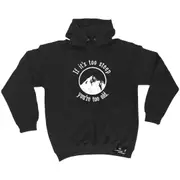 Powder Monkeez If Its Too Steep Youre Too Old - Funny Novelty Hoodies Hoodie