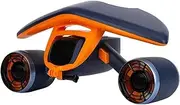 Scooter Sous-Marin Electric Sea Scooter Dual Speed Underwater Diving Swimming Electric Under Water Cooled Scooters Boosters De Natation De Plongée(Blue)