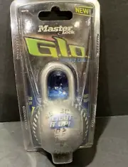 MASTER LOCK G.L.O Hi-Viz Dial Combination Padlock 2077D Light Up Dial Blue NEW