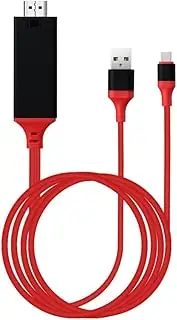 Pbuddy USB Type C to HDMI-Compatible Mirroring Charging Cable 4K for Android Phone