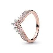 Authentic Pandora Rose Gold Princess Tiara Ring size 44 (3)