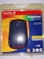 SanDisk Image Mate Dual Card Reader for Compact Flash Memory Stick Mac/Windows