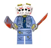 Double Hockey Enthusiast Citizen Brick Minifig Minifigure Brand New