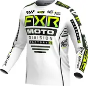 FXR Podium Gladiator 2024 Motocross Jersey, white-multicolored, Size XL for Men White Multicolored