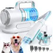 Dog Grooming Kit Vacuum, 6 in 1 Pet Grooming Vacuum, 11000PA Dog Clippers for Gr