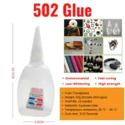 50g 502 Super Glue Instant Dry Cyanoacrylate Strong Adhesive