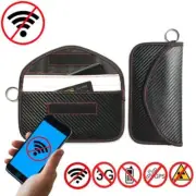 Mobile Phone RF Signal Blocker Jammer Anti-Radiation Shield Case Bag For Keyless