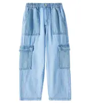 [The New Society] The New Society Edelssa colorblocked cargo jeans Y 8 blue