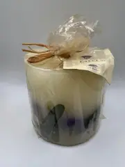 Vintage Bath And Body Works At Home 'Freesia' 4" x 4" Sealed Large Candle NOS