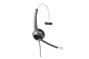Cisco Headset 521, Single Earpiece, Wired 3.5mm connector and USB-A Adapter