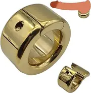 BDSM cock ring stainless steel heavy cock ring testicle ring bondage testicle stretcher ball stretcher testicle pendant testicle weight scrotum stretcher penis ring sex toy men(L56*N34*H30)