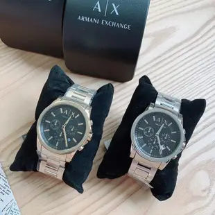 【Ayllon】Armani Exchange AX 鋼錶帶 金框 銀框 三眼 AX2084 AX2095 錶 手錶