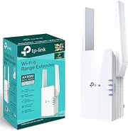 TP-Link AX3000 Dual Band Mesh Wi-Fi 6 range Extender, Broadband/Wi-Fi Extender, Wi-Fi Booster/Hotspot with 1 Gigabit Port, 160MHz Channels, Integrated Access Point Mode, Easy Installation,