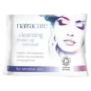 Make Up Removal Cleansing Wipes 20 Count By Natracare
