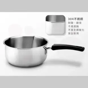 【ZEBRA 斑馬牌】304不鏽鋼雪平鍋 20CM(2.2L 牛奶鍋 單把鍋)