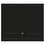 BERTAZZONI 600mm Induction 4 Zones linked 2 Multi Zones - Black Glass P604I2M28NV